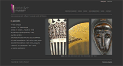Desktop Screenshot of creative-museum.com